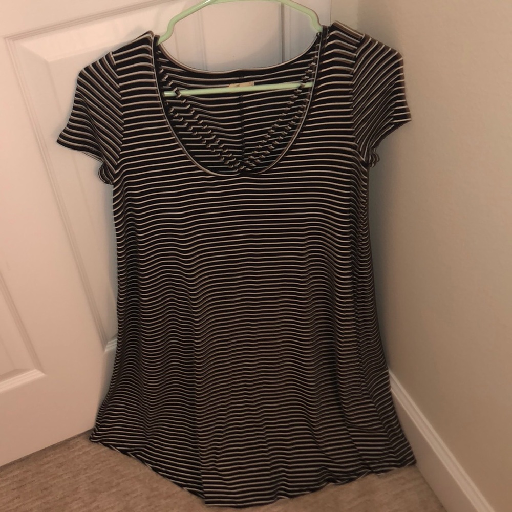 A striped dress